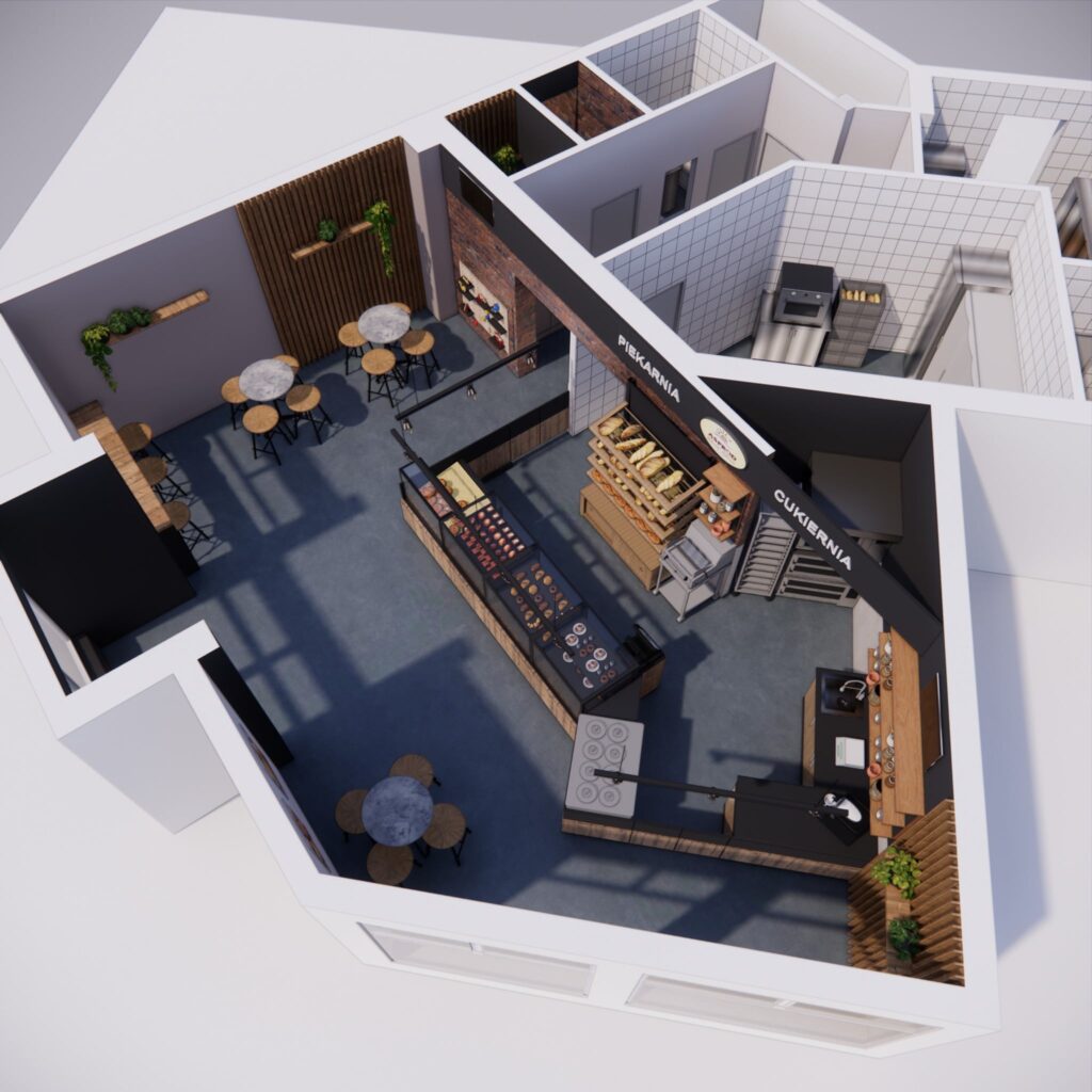 Fit-Out Przebudowa i Kompleksowe wykończenie lokalu gastronomicznego Szczecin